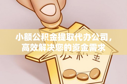 翠屏小额公积金提取代办公司，高效解决您的资金需求