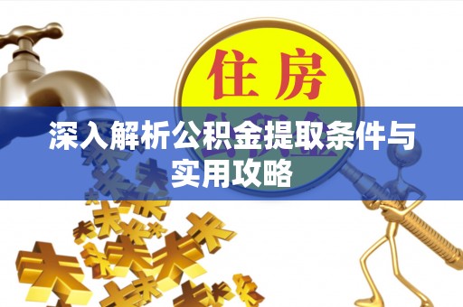 翠屏深入解析公积金提取条件与实用攻略