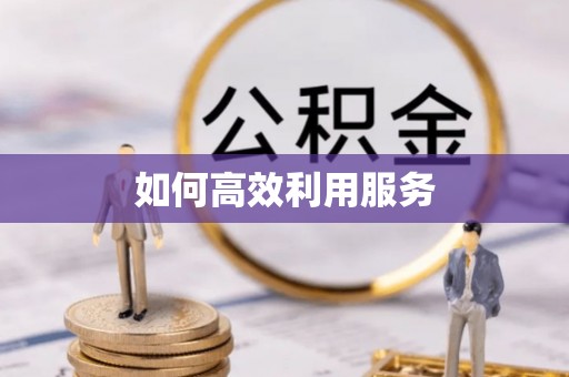 翠屏如何高效利用服务